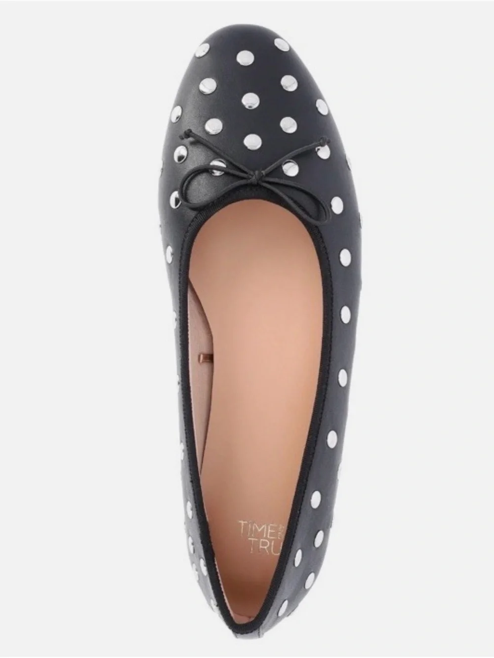 Time and Tru Women’s Studded Ballet Flats